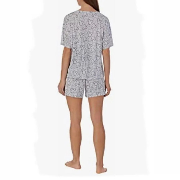 Disney Women's 2 Piece Short Sleeve Shirt & Short Pajama Set - Picture 3 of 3